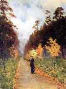 Isaac Levitan Autumn day. Sokolniki. oil painting artist